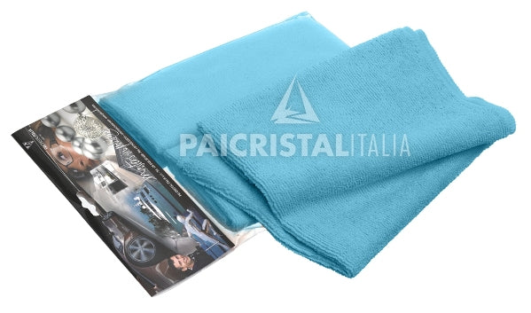 Silky Blue Microfiber Cloth (2 pcs).