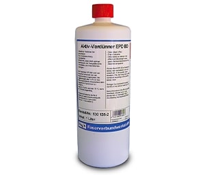 Epoxy resin thinner 1000 ml.